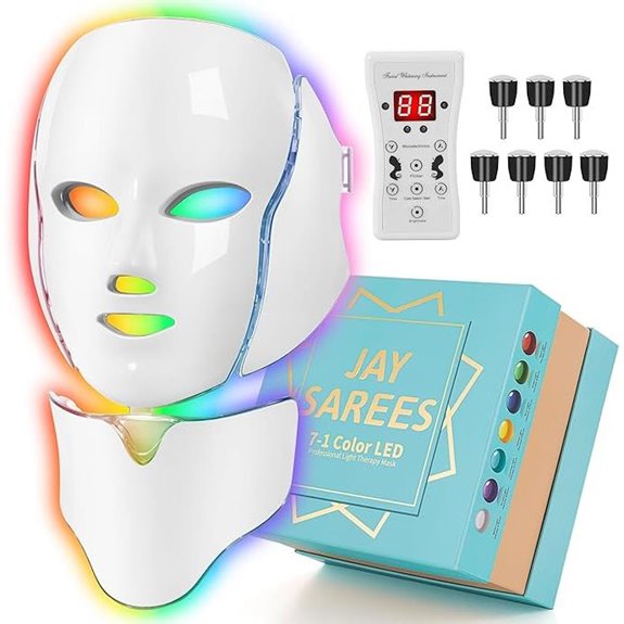 LED Face Mask Light Therapy for Skin Care