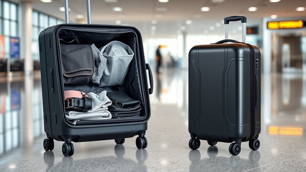 lightweight durable organized luggage