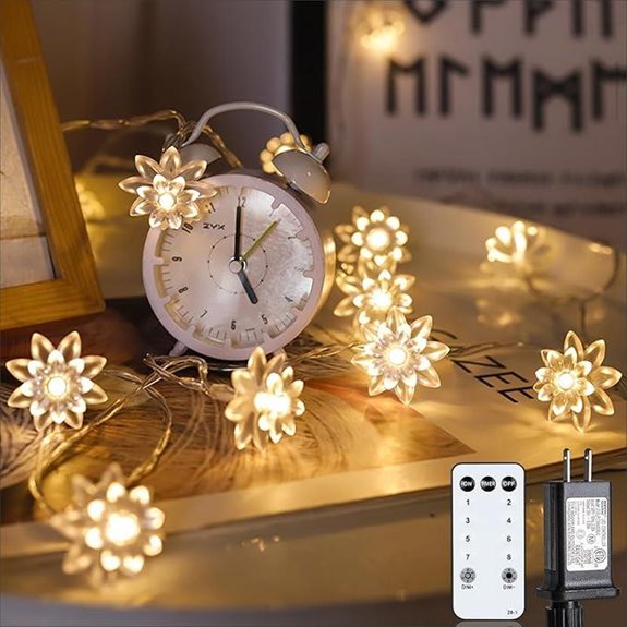 59Ft 100 LED Fairy Lights with Remote and Timer