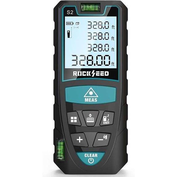 RockSeed Digital Laser Distance Meter (328FT)