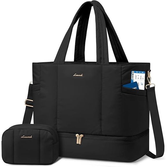 LOVEVOOK Puffer Weekender Travel Duffle Bag