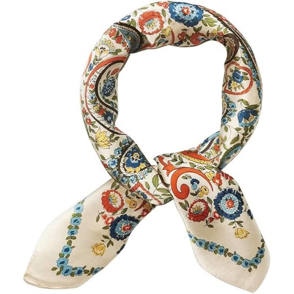 Meisee Mulberry Silk Square Scarf for Women