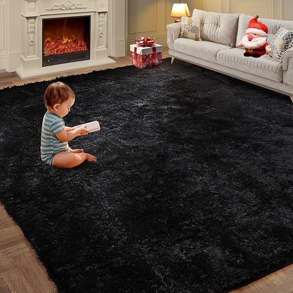 Luxury 6x9 Shag Indoor Area Rug for Home