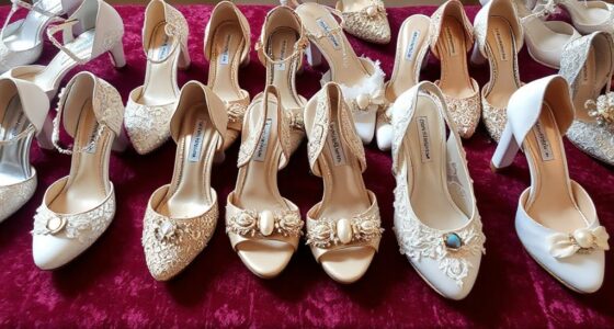 luxury bridal shoes selection