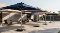 luxury cantilever umbrellas