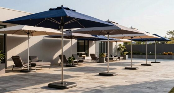 luxury cantilever umbrellas