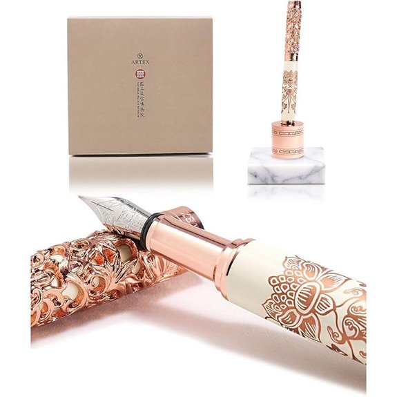 ARTEX Luxury Fountain Pen Set with Stand