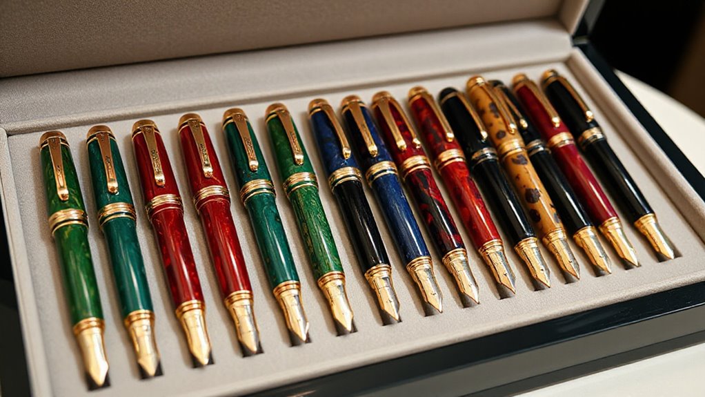 luxury fountain pens collection