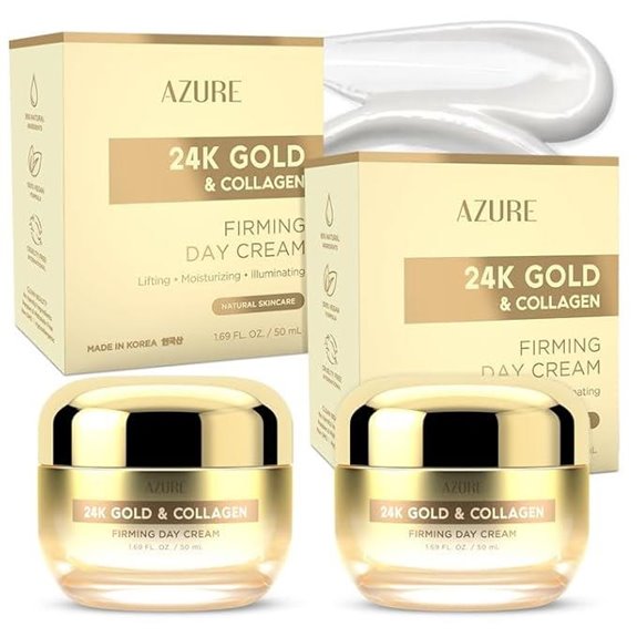 Azure 24K Gold & Collagen Face Moisturizer (2 Pack)