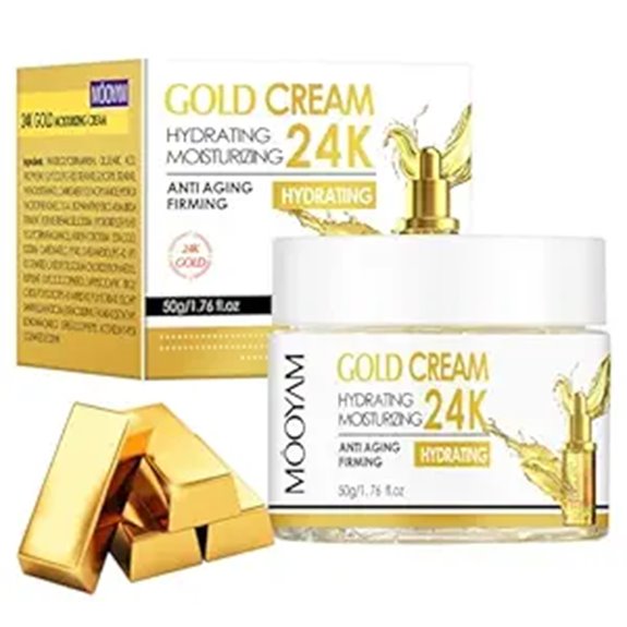 24k Gold Hydrating Face Cream for All Skin Types