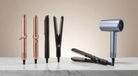 luxury hair tools selection