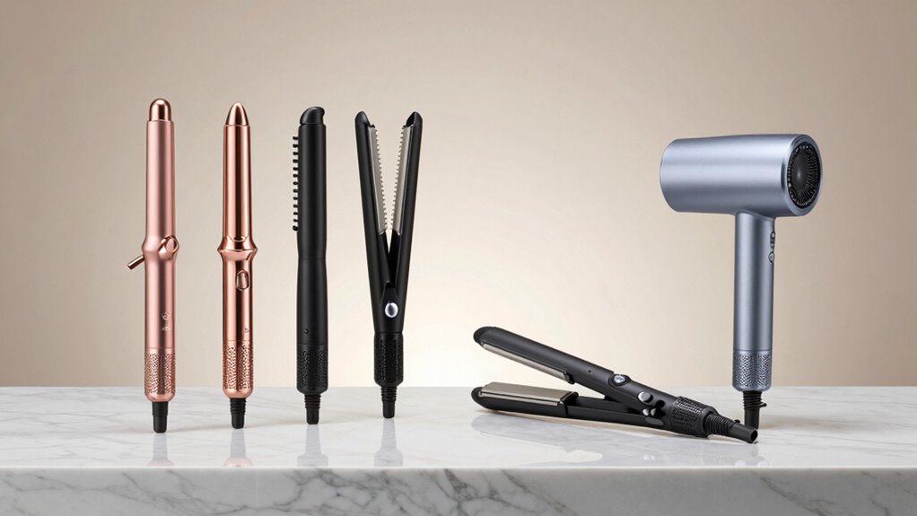 luxury hair tools selection