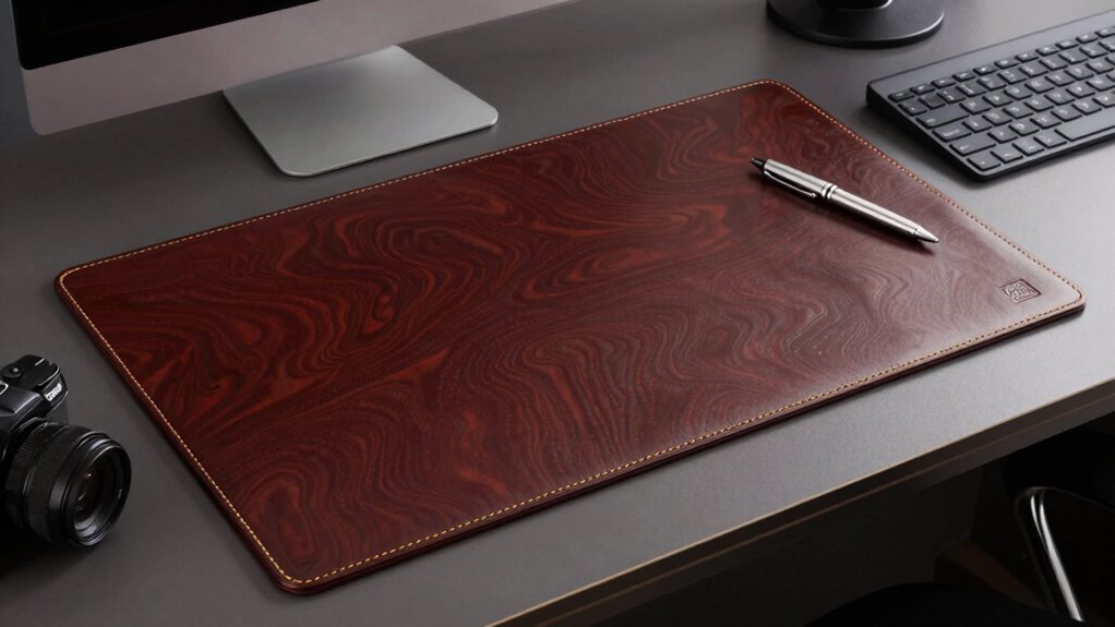 luxury leather desk mats