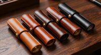 luxury leather pen cases