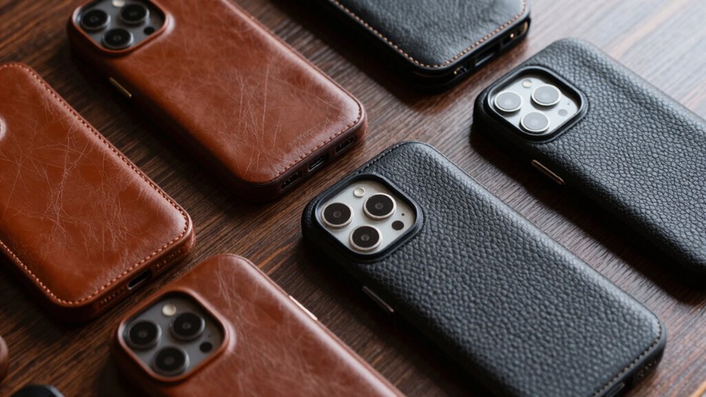 luxury leather phone cases