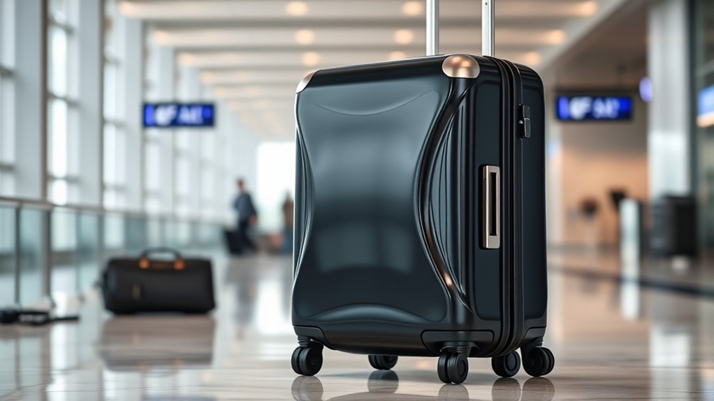 luxury luggage durability security size