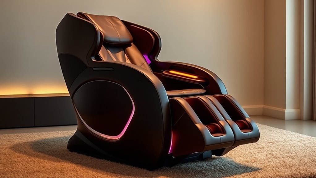 luxury massage chair features