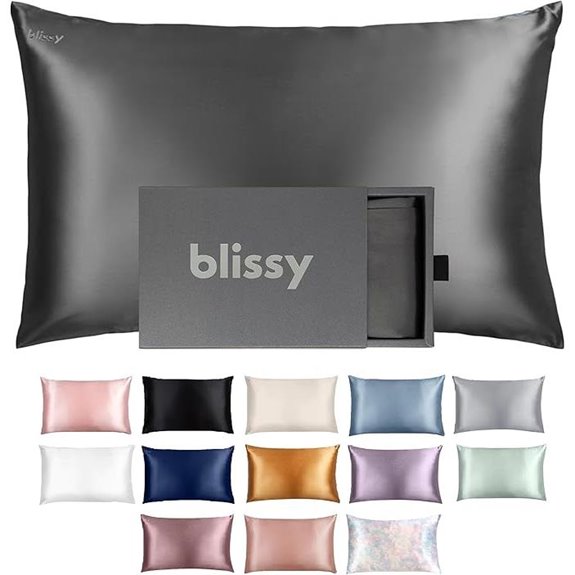 Blissy Silk Pillowcase - 100% Mulberry Silk 22 Momme