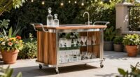 luxury outdoor bar carts
