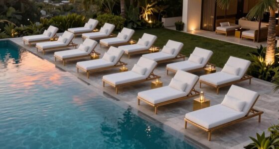 luxury pool lounger collection
