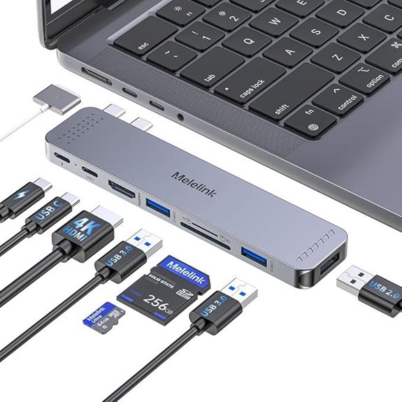 USB C Hub for MacBook Pro/Air with HDMI & SD Card Reader