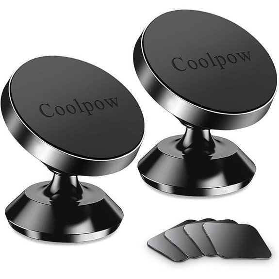 Coolpow Magnetic Car Phone Holder (2 Pack)