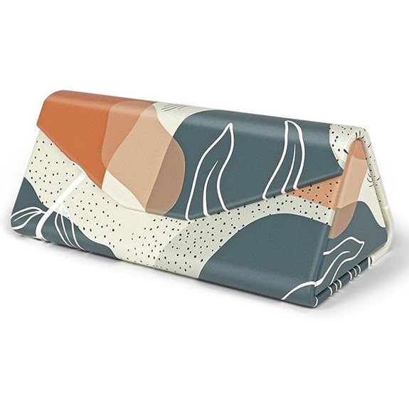 Foldable Magnetic PU Leather Glasses Case