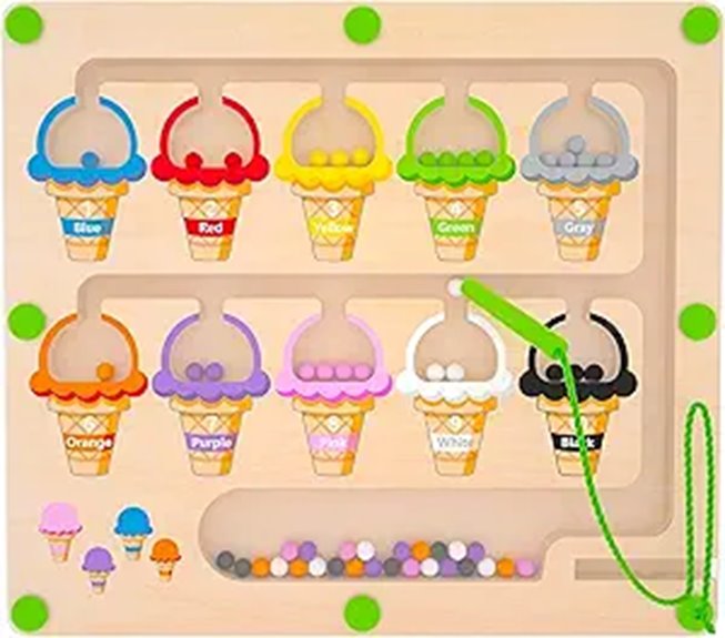 Magnetic Color & Number Montessori Puzzle for Toddlers