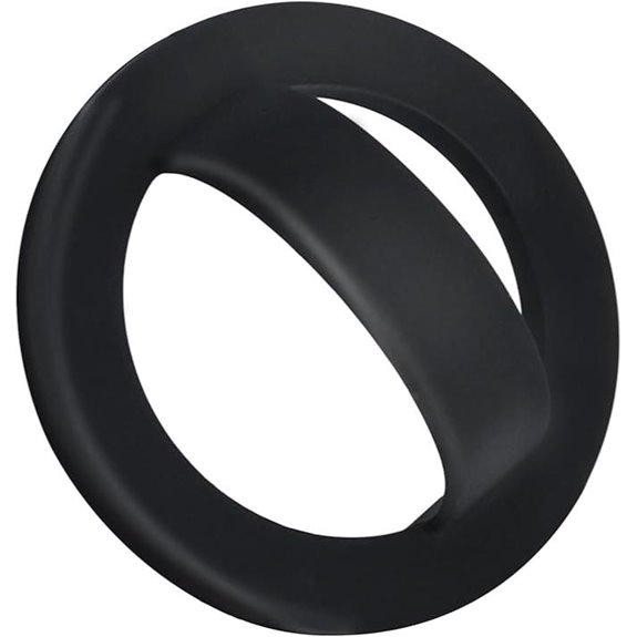 Magnetic Silicone Ring Grip Phone Holder (Black)