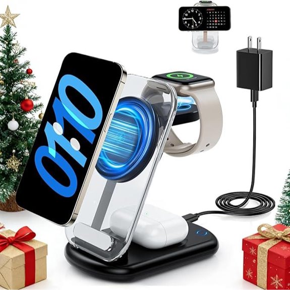 Traveling 3-in-1 MagSafe Charger with Light