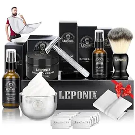 Men's Shaving Kit Gift Set with Razor & Accessories