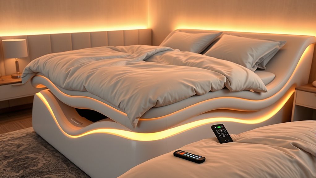 massage modes and adjustability