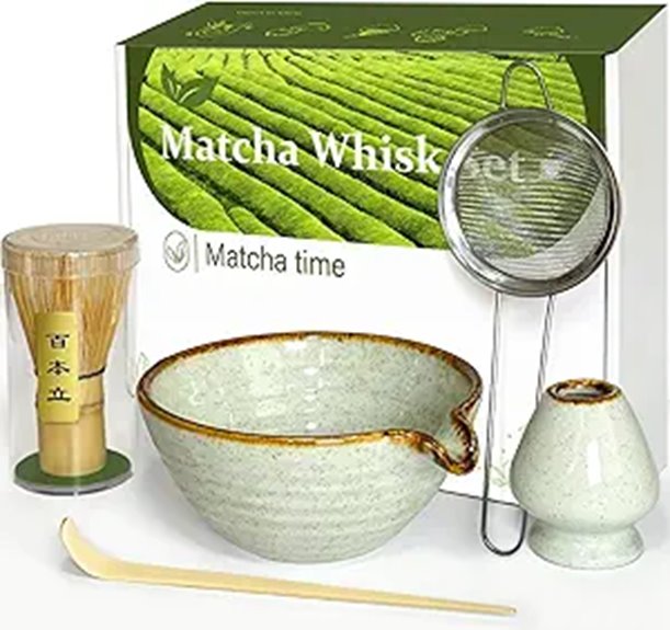 Matcha Whisk Set with Bowl and Accessories