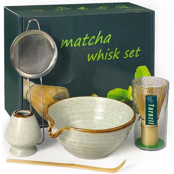Matcha Whisk Set with Bowl and Accessories