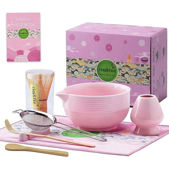 Clay&Fire Matcha Whisk Set (9 pcs) for Matcha Lovers
