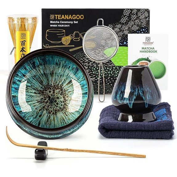 TEANAGOO Matcha Whisk Set with Bowl and Accessories