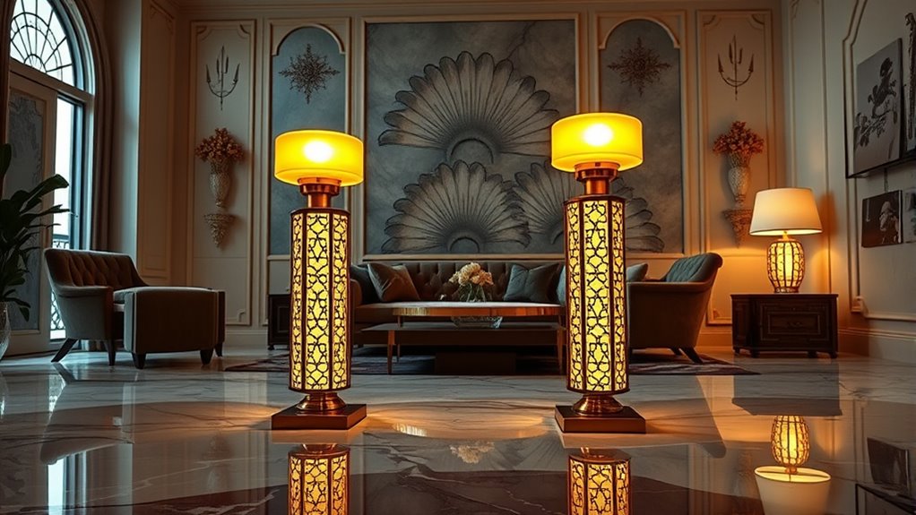 matching decor and lighting