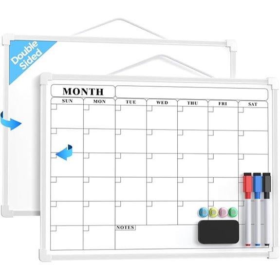 MaxGear Wall Calendar Dry Erase Board 16x12