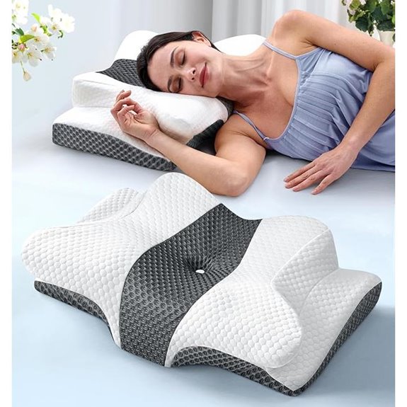 Cervical Neck Pillow for Sleep Memory Foam Support