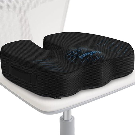 TushGuard Memory Foam Seat Cushion for Office & Car