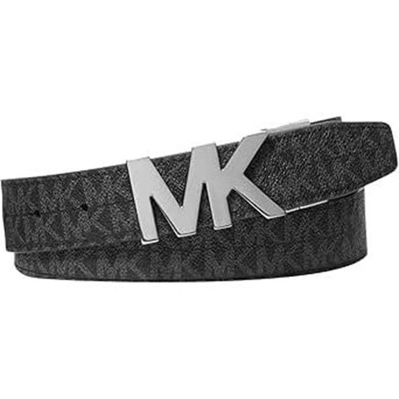 Michael Kors mens 34mm Reversible Mk Buckle Belt
