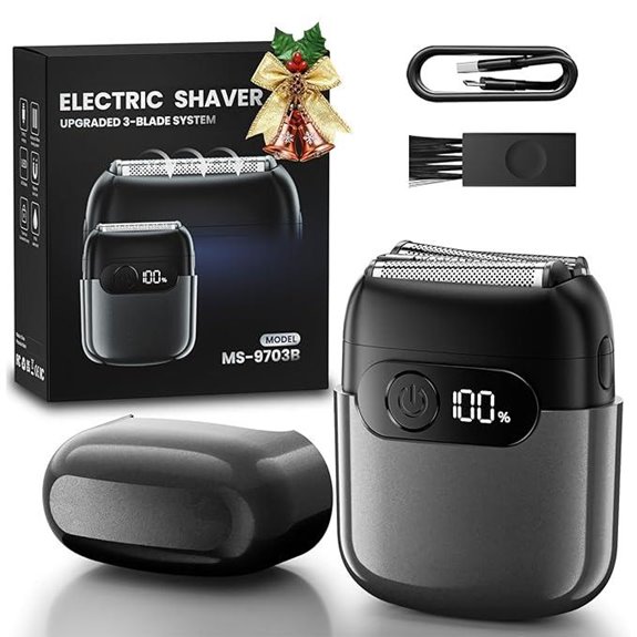 Electric Foil Shaver for Men with 3D Floating Blades