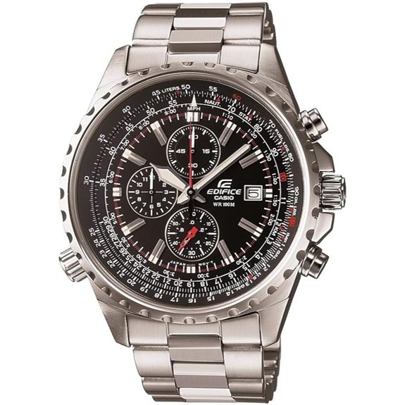 Casio Men's EF527D-1AV Edifice Stainless Steel Multi-Function Watch