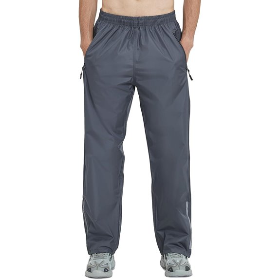 OURCAN Men's Waterproof Rain Pants for Outdoors