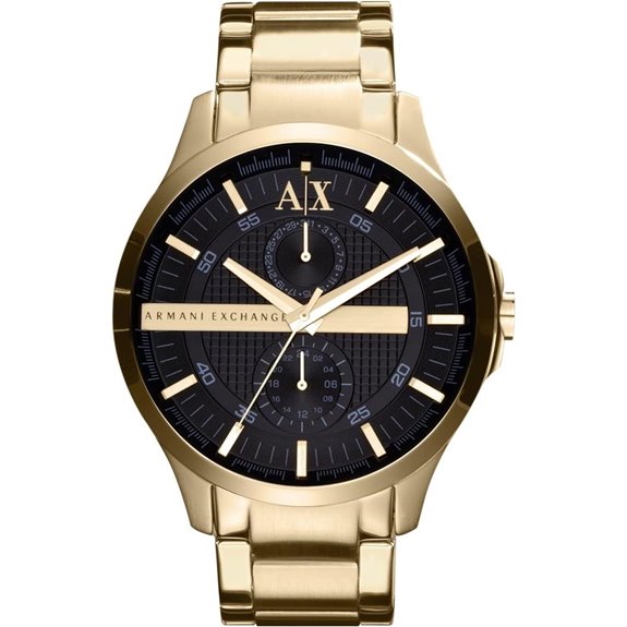 Armani Exchange Men's Watch with Leather or Steel Band