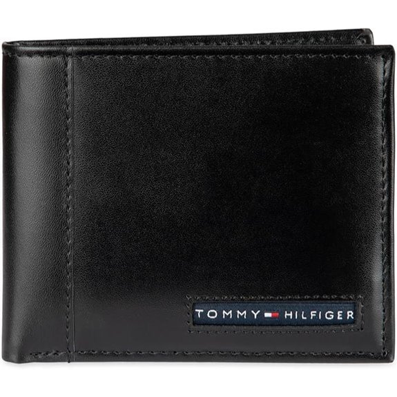 Tommy Hilfiger Men's Passcase Wallet with Removable ID Window