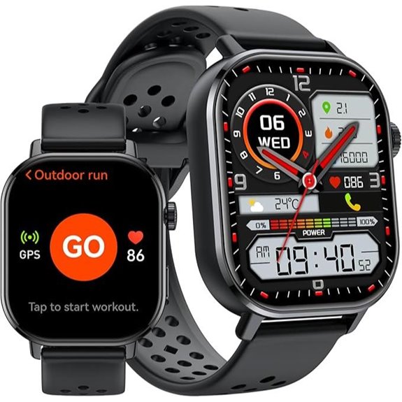 GPS Smart Watch for Men with Heart Rate & Sports Modes