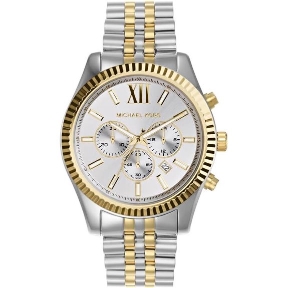 Michael Kors Lexington Men's Watch Stainless Steel Bracelet Watch for Men