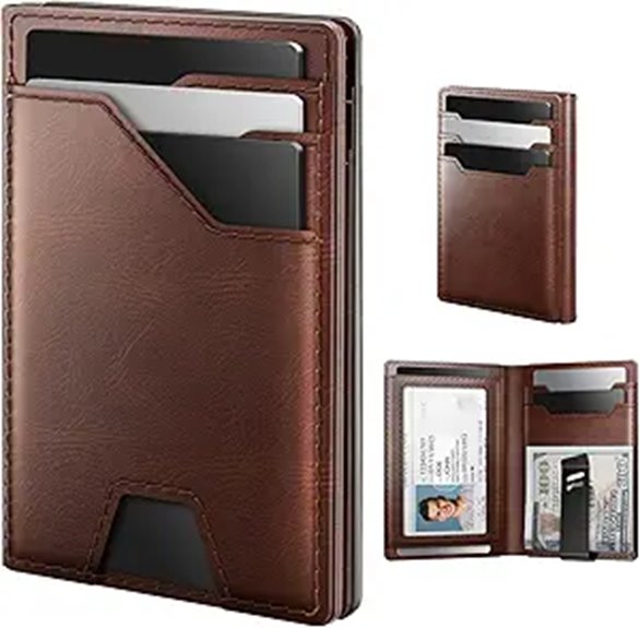 Typecase Leather Wallet for Men with RFID Blocking