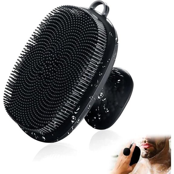 men s silicone face scrubber